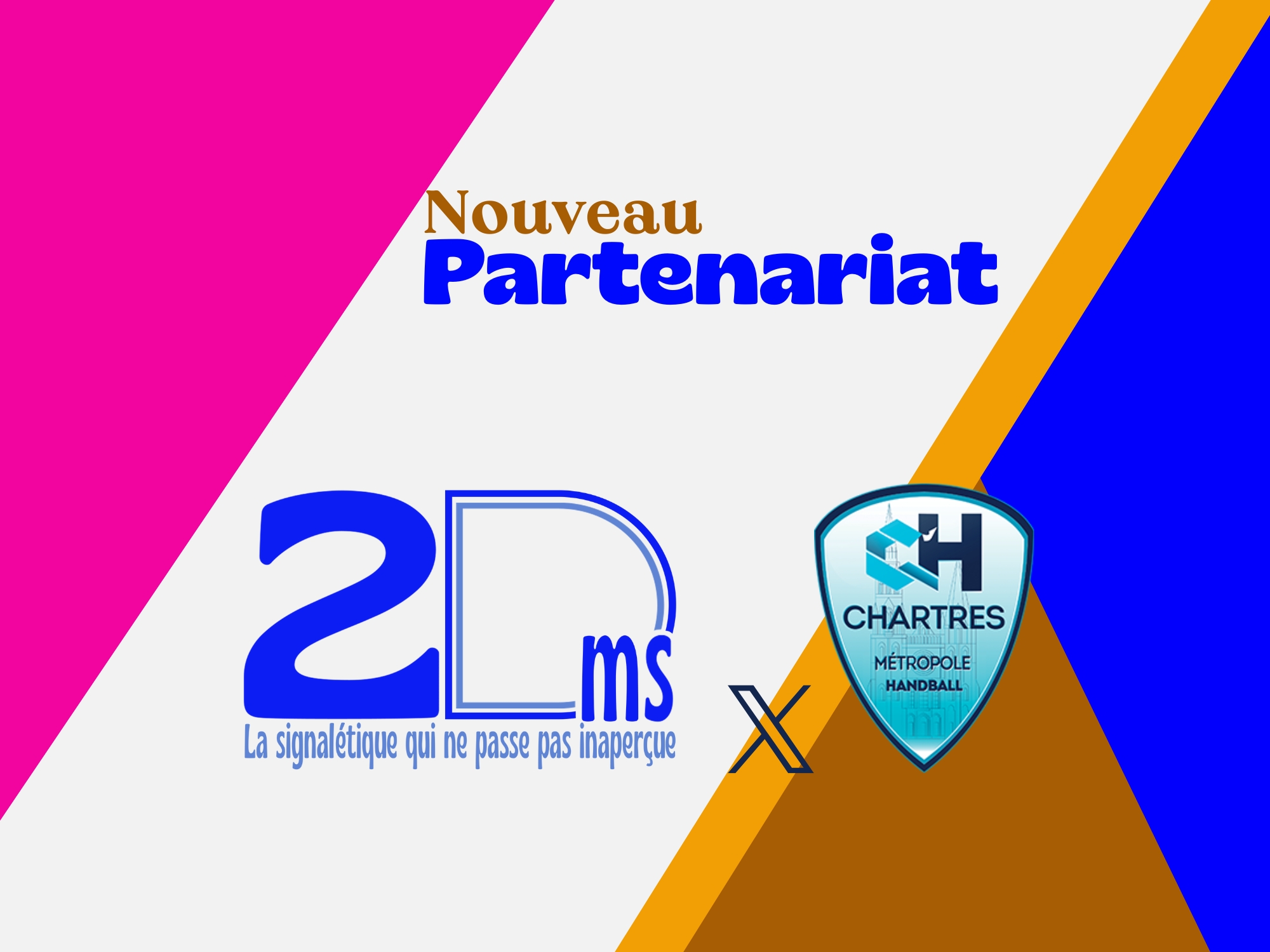 2DMS, partenaire du club de handball de Chartres : savoir-faire local et esprit d’équipe