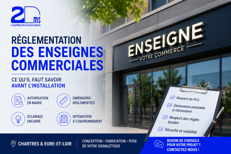 Réglementation des enseignes commerciales : ce qu’il faut savoir avant l’installation