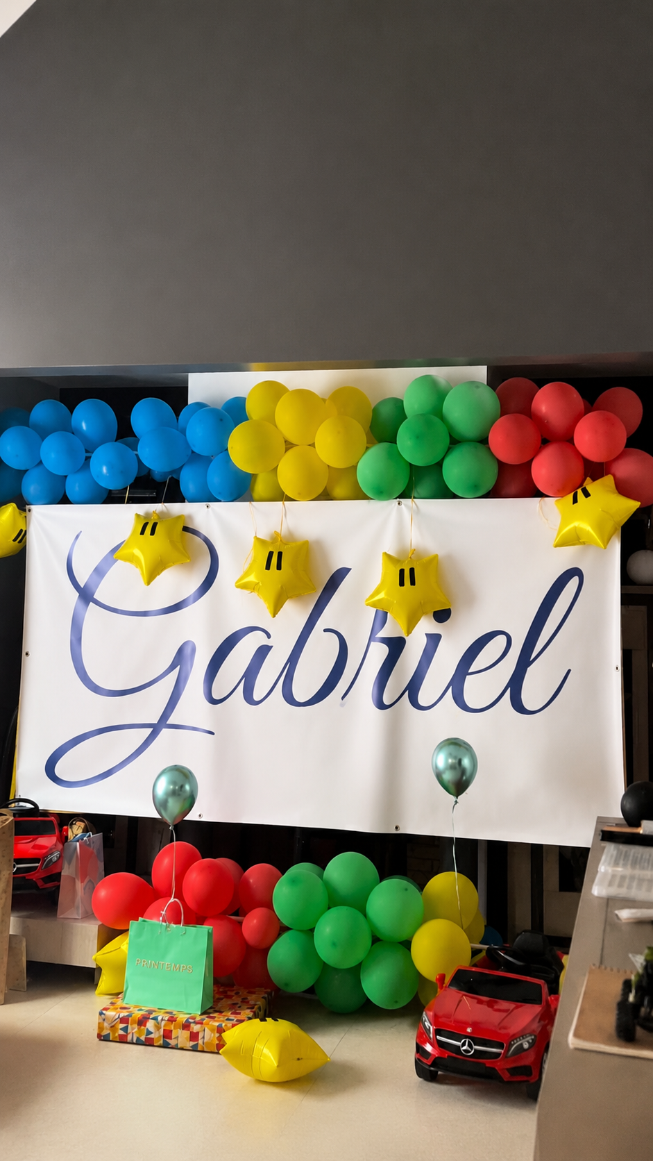 Bâche d’anniversaire personnalisée