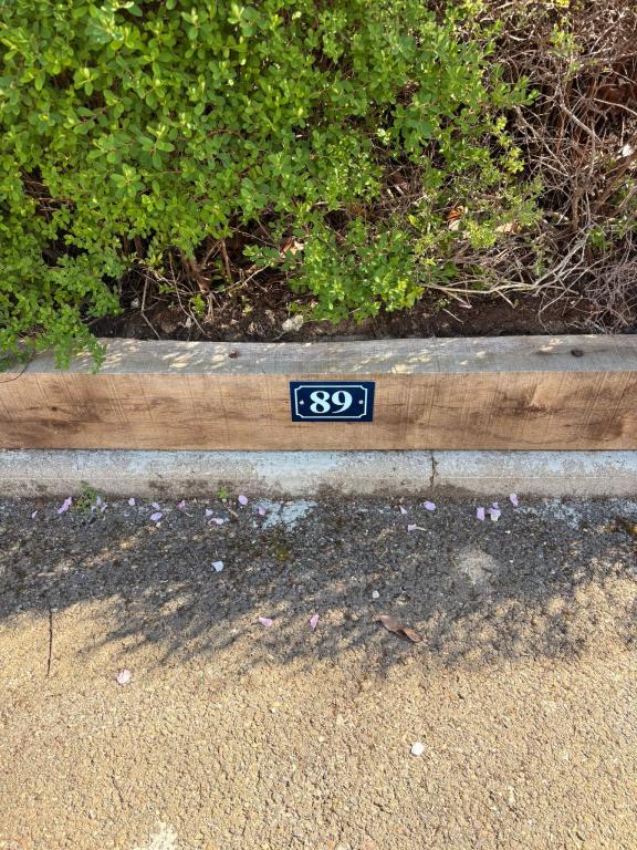 Numéros de places de parking sur plaque aluminium