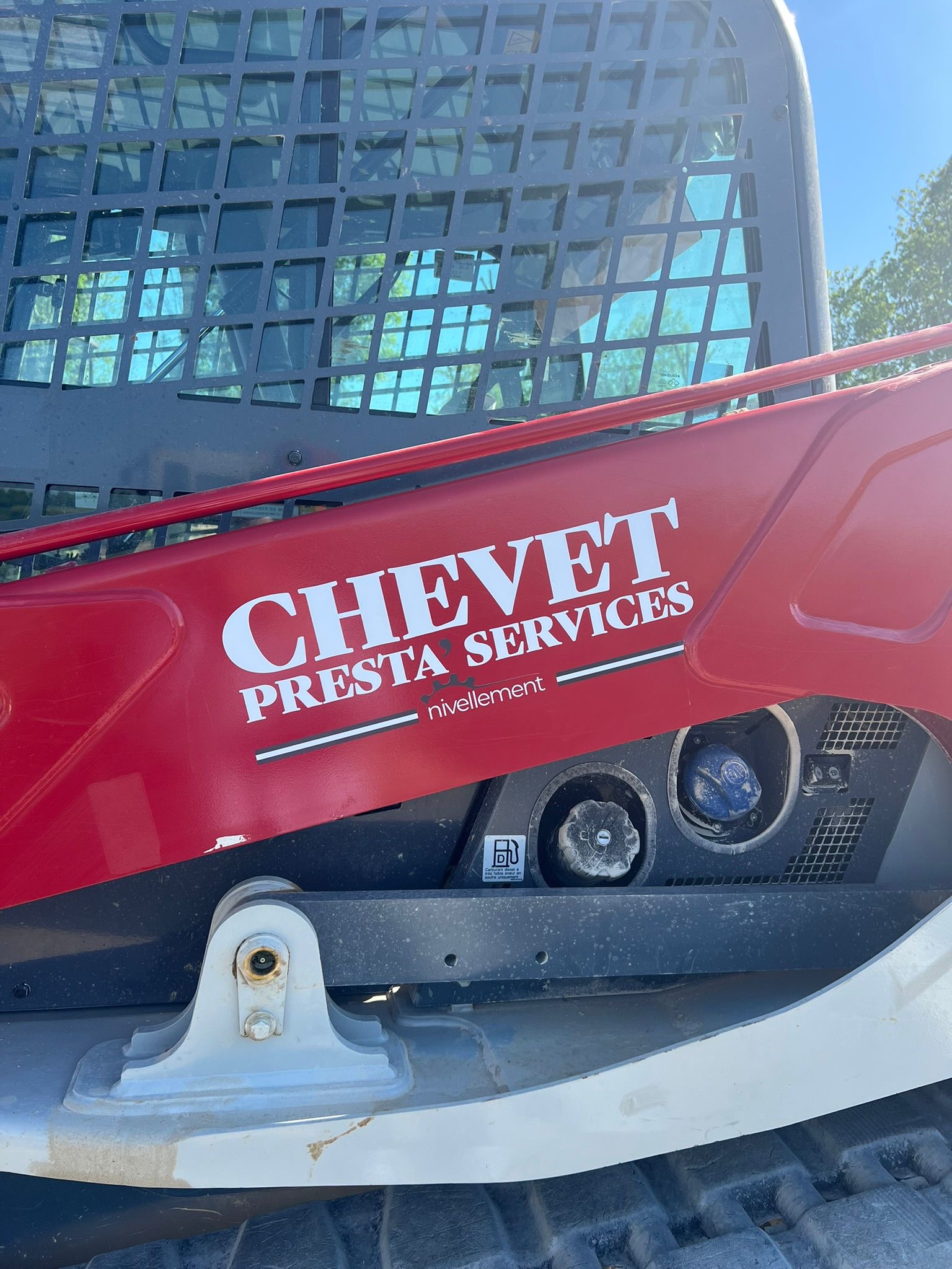 Marquage d'engins de chantier et agricoles