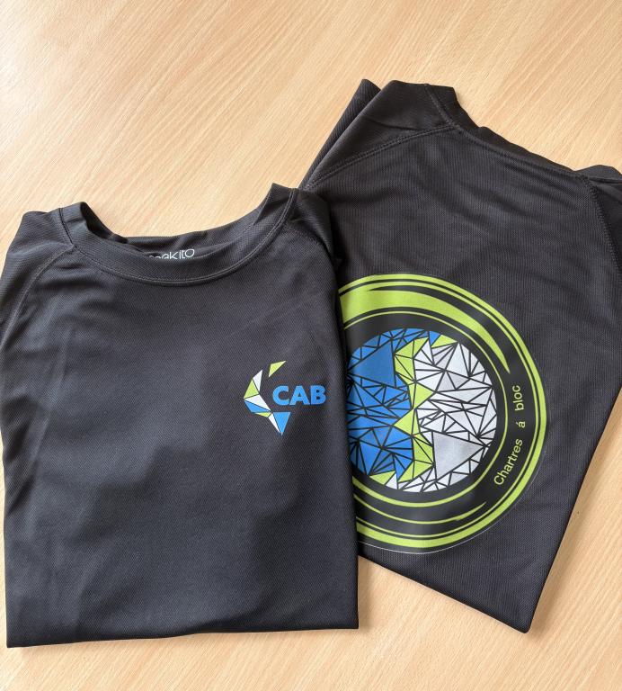 T-shirt de sport en polyester personnalisé